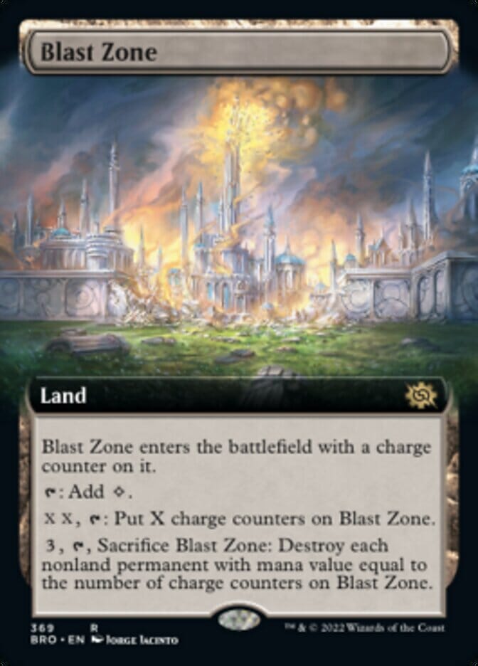 Blast Zone (Extended Art) [The Brothers' War] MTG Single Magic: The Gathering  | Multizone: Comics And Games