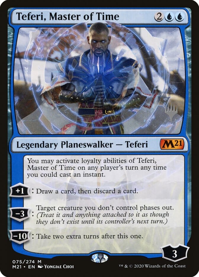 Teferi, Master of Time (Promo Pack) [Core Set 2021 Promos] MTG Single Magic: The Gathering  | Multizone: Comics And Games