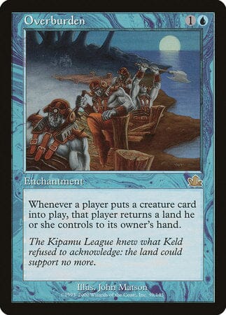 Overburden [Prophecy] MTG Single Magic: The Gathering  | Multizone: Comics And Games