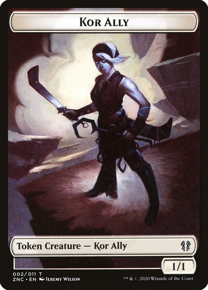 Bird // Kor Ally Double-sided Token [Zendikar Rising Commander Tokens] MTG Single Magic: The Gathering  | Multizone: Comics And Games