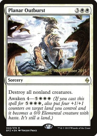 Planar Outburst [Battle for Zendikar Promos] MTG Single Magic: The Gathering  | Multizone: Comics And Games