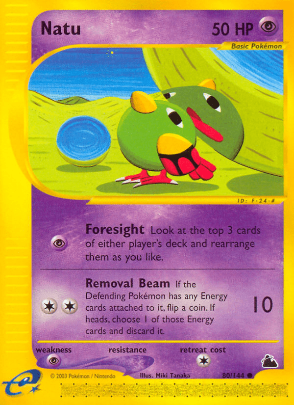 Natu (80/144) [Skyridge] Pokemon Single Pokémon  | Multizone: Comics And Games