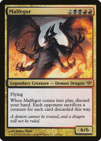 Malfegor [Conflux] MTG Single Magic: The Gathering  | Multizone: Comics And Games