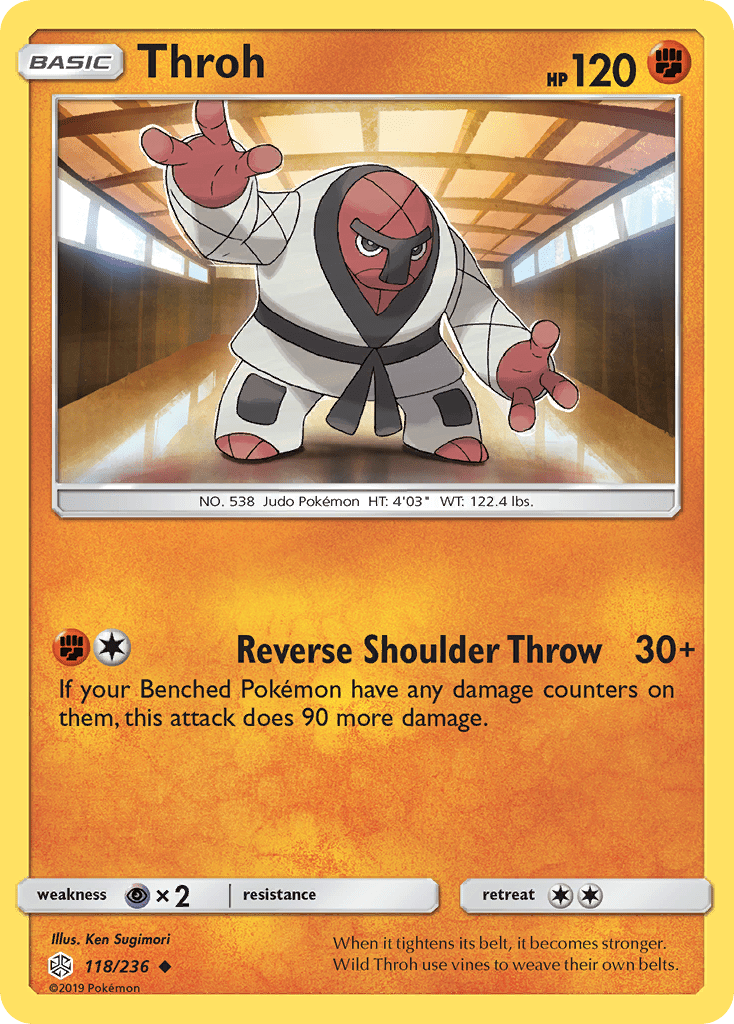 Throh (118/236) [Sun & Moon: Cosmic Eclipse] Pokemon Single Pokémon  | Multizone: Comics And Games