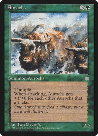 Aurochs [Ice Age] MTG Single Magic: The Gathering  | Multizone: Comics And Games