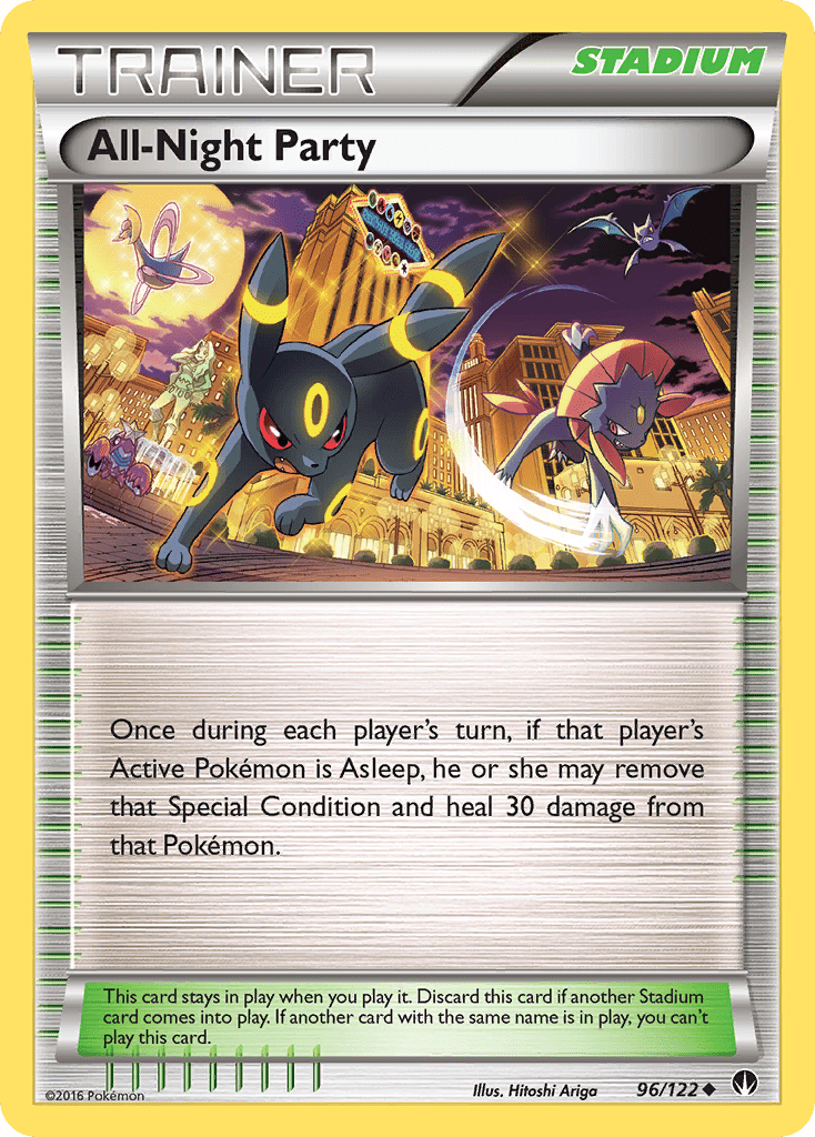 All-Night Party (96/122) [XY: BREAKpoint] Pokemon Single Pokémon  | Multizone: Comics And Games