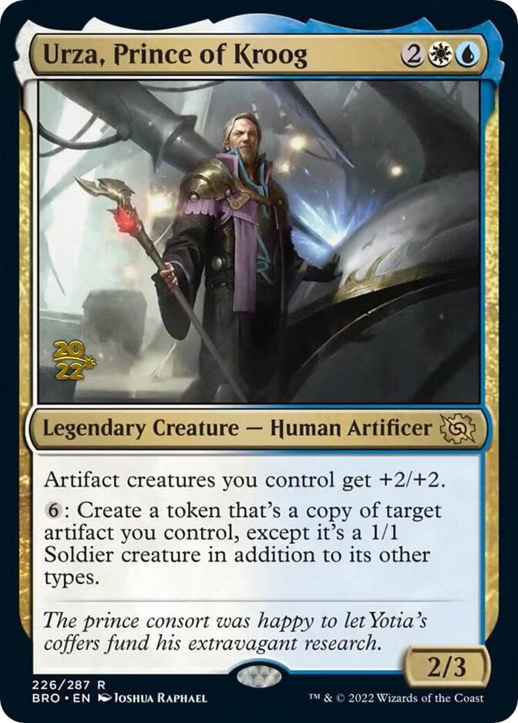 Urza, Prince of Kroog [The Brothers' War: Prerelease Promos] MTG Single Magic: The Gathering  | Multizone: Comics And Games