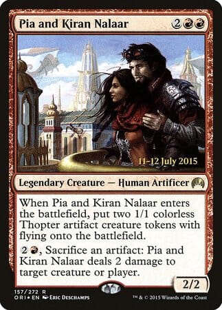 Pia and Kiran Nalaar [Magic Origins Promos] MTG Single Magic: The Gathering  | Multizone: Comics And Games