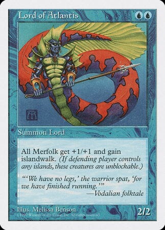 Lord of Atlantis [Fifth Edition] MTG Single Magic: The Gathering  | Multizone: Comics And Games