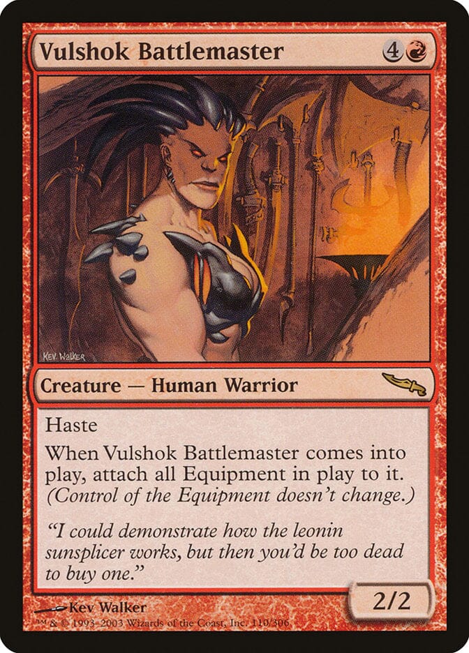 Vulshok Battlemaster [Mirrodin] MTG Single Magic: The Gathering  | Multizone: Comics And Games