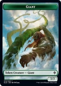 Giant // Food (17) Double-sided Token [Throne of Eldraine Tokens] MTG Single Magic: The Gathering  | Multizone: Comics And Games