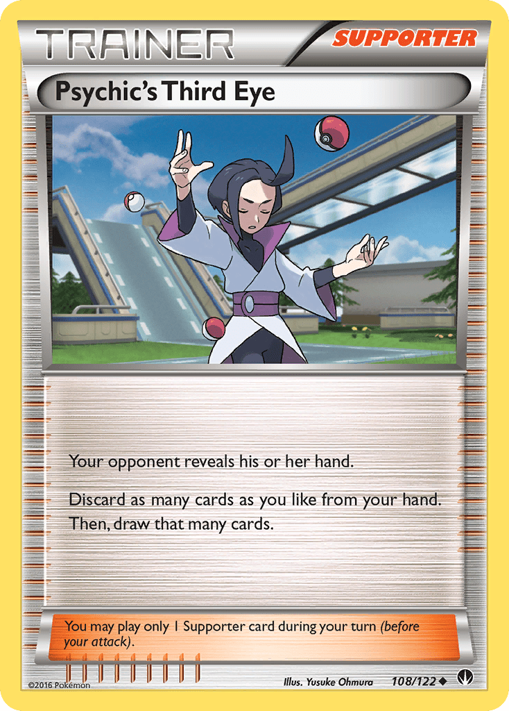 Psychic's Third Eye (108/122) [XY: BREAKpoint] Pokemon Single Pokémon  | Multizone: Comics And Games
