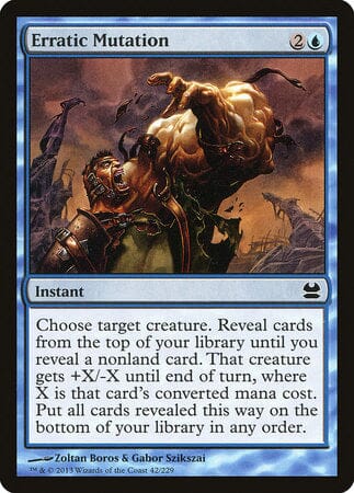 Erratic Mutation [Modern Masters] MTG Single Magic: The Gathering  | Multizone: Comics And Games