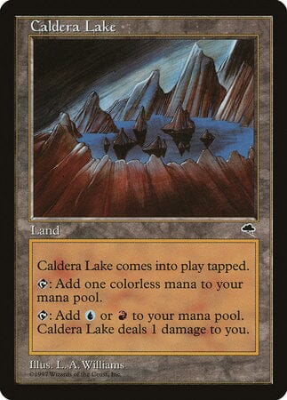 Caldera Lake [Tempest] MTG Single Magic: The Gathering  | Multizone: Comics And Games