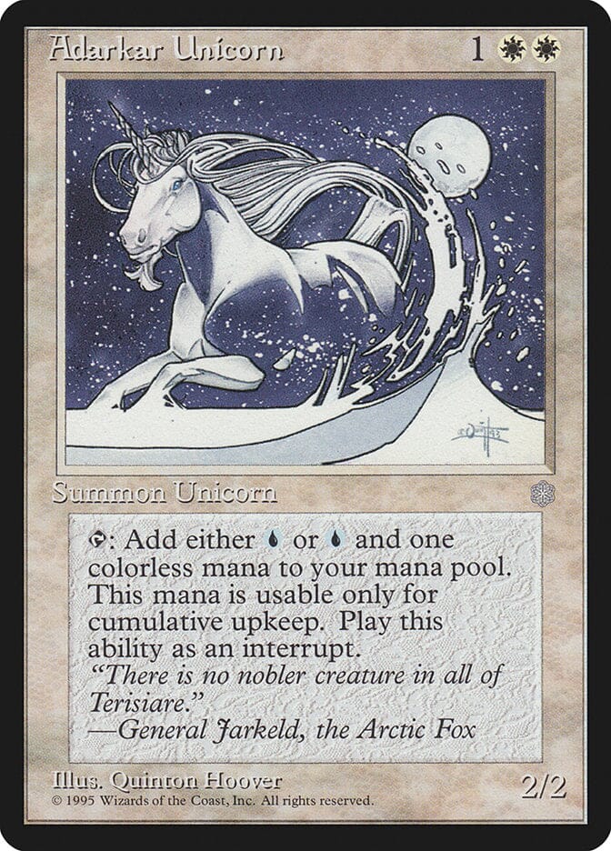 Adarkar Unicorn [Ice Age] MTG Single Magic: The Gathering  | Multizone: Comics And Games