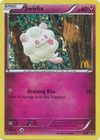 Swirlix (9/12) [McDonald's Promos: 2014 Collection] Pokemon Single Pokémon  | Multizone: Comics And Games