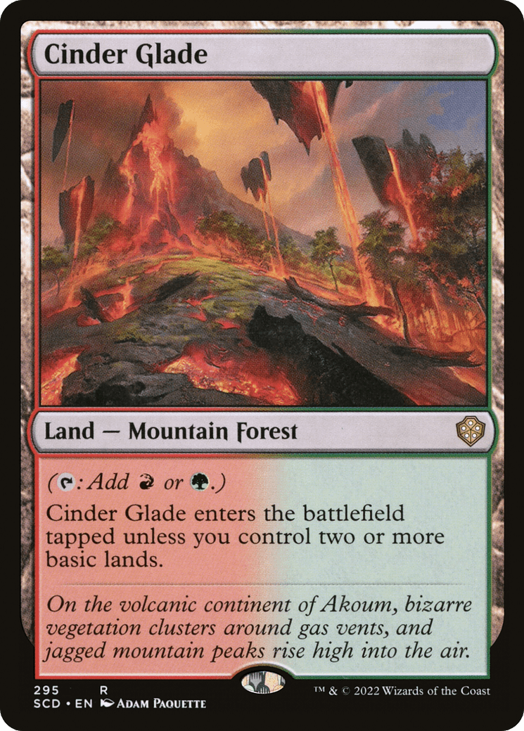 Cinder Glade [Starter Commander Decks] MTG Single Magic: The Gathering  | Multizone: Comics And Games