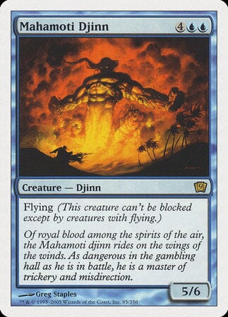 Mahamoti Djinn [Ninth Edition] MTG Single Magic: The Gathering  | Multizone: Comics And Games