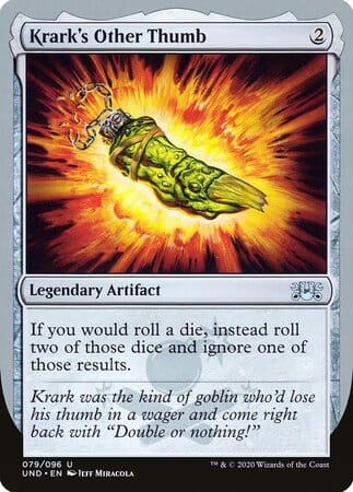 Krark's Other Thumb [Unsanctioned] MTG Single Magic: The Gathering  | Multizone: Comics And Games