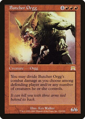 Butcher Orgg [Onslaught] MTG Single Magic: The Gathering  | Multizone: Comics And Games