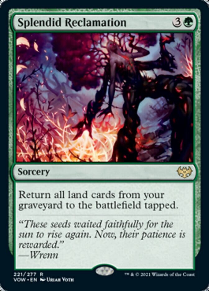 Splendid Reclamation [Innistrad: Crimson Vow] MTG Single Magic: The Gathering  | Multizone: Comics And Games