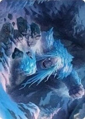 Icehide Troll Art Card [Kaldheim: Art Series] MTG Single Magic: The Gathering  | Multizone: Comics And Games