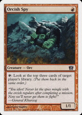 Orcish Spy [Eighth Edition] MTG Single Magic: The Gathering  | Multizone: Comics And Games