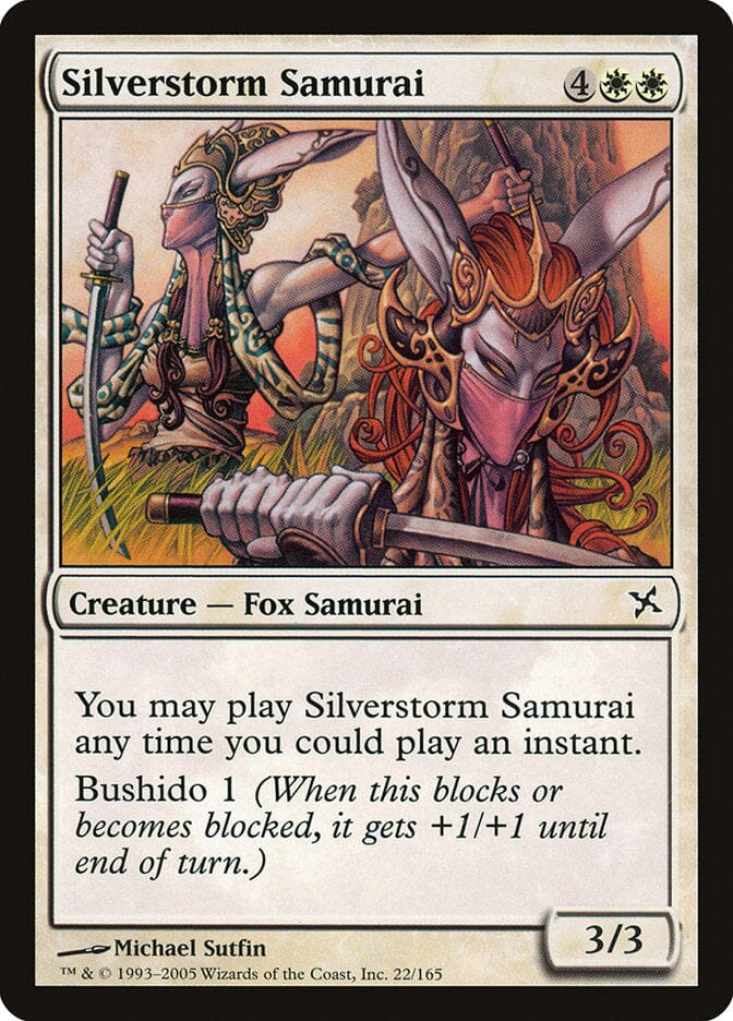 Silverstorm Samurai [Betrayers of Kamigawa] MTG Single Magic: The Gathering  | Multizone: Comics And Games