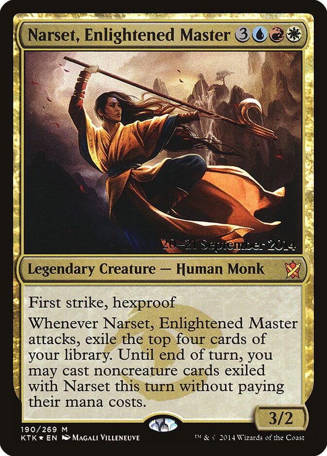 Narset, Enlightened Master [Khans of Tarkir Prerelease Promos] MTG Single Magic: The Gathering  | Multizone: Comics And Games