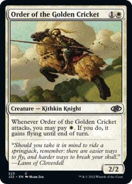 Order of the Golden Cricket [Jumpstart 2022] MTG Single Magic: The Gathering  | Multizone: Comics And Games