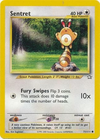 Sentret (71/111) [Neo Genesis Unlimited] Pokemon Single Pokémon  | Multizone: Comics And Games