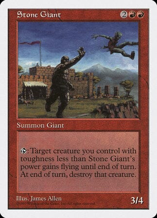 Stone Giant [Fifth Edition] MTG Single Magic: The Gathering  | Multizone: Comics And Games