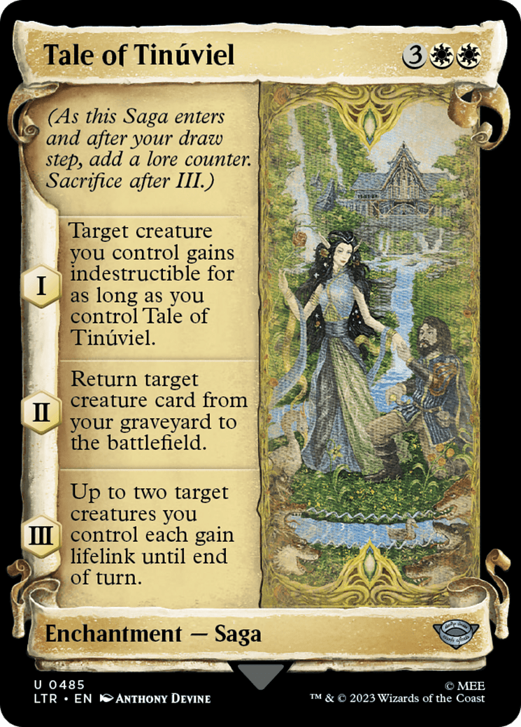 Tale of Tinuviel [The Lord of the Rings: Tales of Middle-Earth Showcase Scrolls] MTG Single Magic: The Gathering  | Multizone: Comics And Games