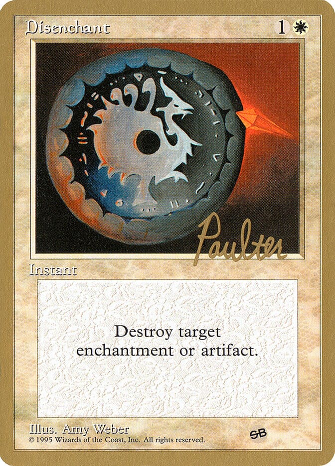 Disenchant (Preston Poulter) (SB) [Pro Tour Collector Set] MTG Single Magic: The Gathering  | Multizone: Comics And Games