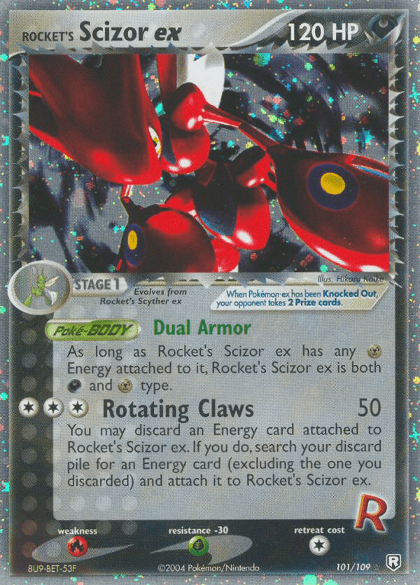 Rocket's Scizor ex (101/109) [EX: Team Rocket Returns] Pokemon Single Pokémon  | Multizone: Comics And Games