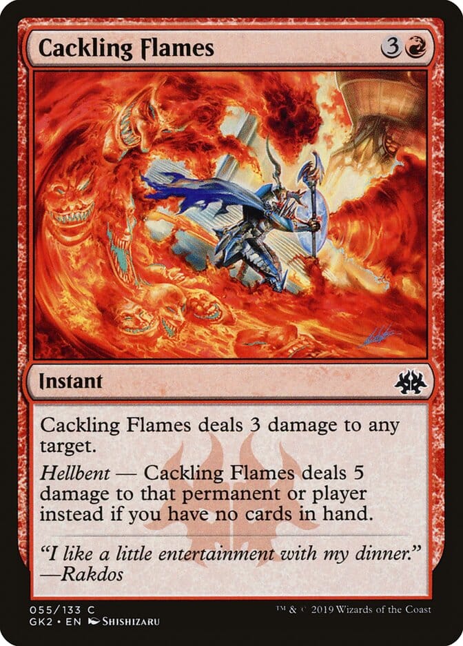 Cackling Flames [Ravnica Allegiance Guild Kit] MTG Single Magic: The Gathering  | Multizone: Comics And Games