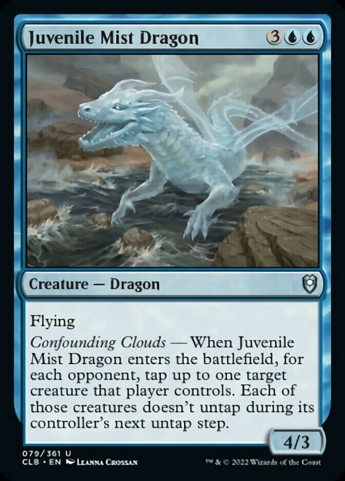 Juvenile Mist Dragon [Commander Legends: Battle for Baldur's Gate] MTG Single Magic: The Gathering  | Multizone: Comics And Games