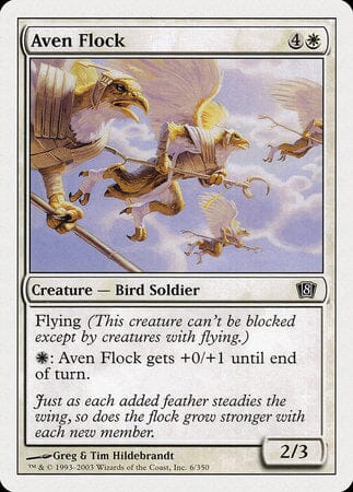 Aven Flock [Eighth Edition] MTG Single Magic: The Gathering  | Multizone: Comics And Games