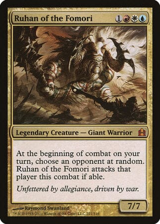 Ruhan of the Fomori [Commander 2011] MTG Single Magic: The Gathering  | Multizone: Comics And Games