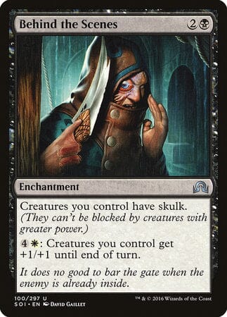 Behind the Scenes [Shadows over Innistrad] MTG Single Magic: The Gathering  | Multizone: Comics And Games