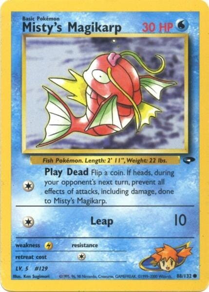 Misty's Magikarp (88/132) [Gym Challenge Unlimited] Pokemon Single Pokémon  | Multizone: Comics And Games