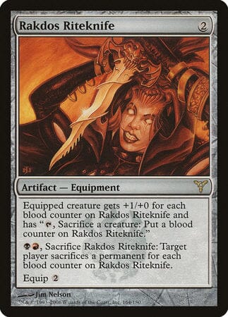 Rakdos Riteknife [Dissension] MTG Single Magic: The Gathering  | Multizone: Comics And Games