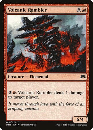 Volcanic Rambler [Magic Origins] MTG Single Magic: The Gathering  | Multizone: Comics And Games