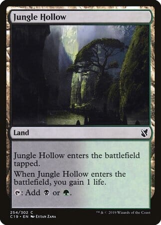 Jungle Hollow [Commander 2019] MTG Single Magic: The Gathering  | Multizone: Comics And Games