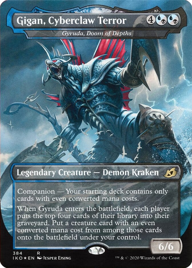 Gyruda, Doom of Depths - Gigan, Cyberclaw Terror (Godzilla Series) [Ikoria: Lair of Behemoths] MTG Single Magic: The Gathering  | Multizone: Comics And Games