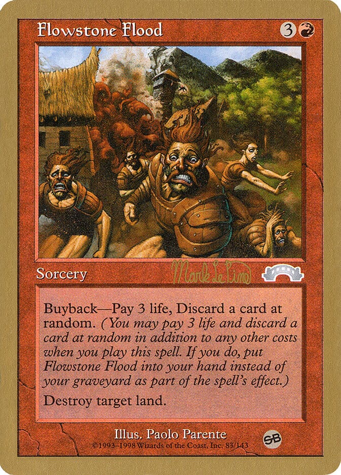 Flowstone Flood (Mark Le Pine) (SB) [World Championship Decks 1999] MTG Single Magic: The Gathering  | Multizone: Comics And Games