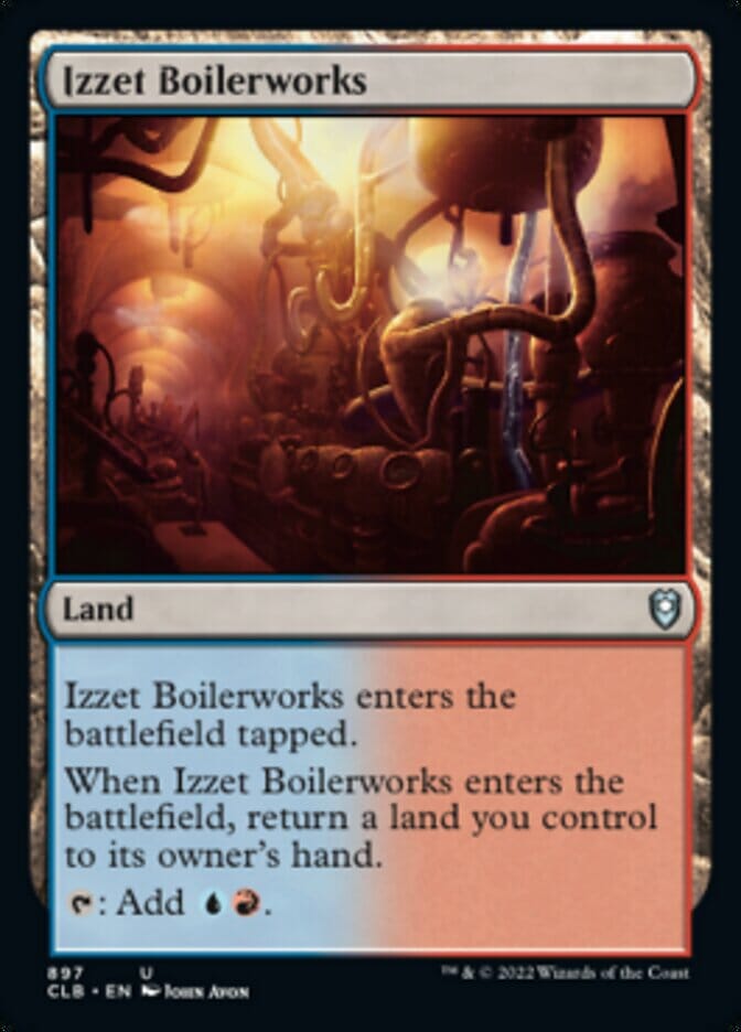 Izzet Boilerworks [Commander Legends: Battle for Baldur's Gate] MTG Single Magic: The Gathering  | Multizone: Comics And Games
