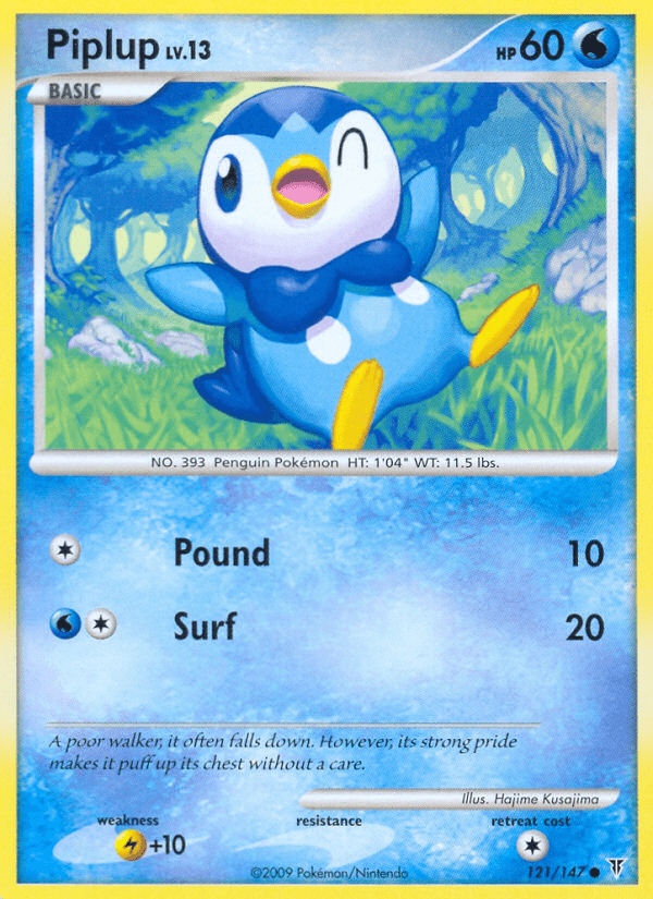 Piplup (121/147) [Platinum: Supreme Victors] Pokemon Single Pokémon  | Multizone: Comics And Games