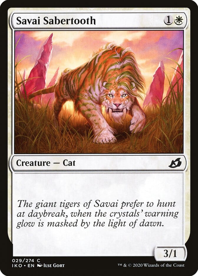 Savai Sabertooth [Ikoria: Lair of Behemoths] MTG Single Magic: The Gathering  | Multizone: Comics And Games