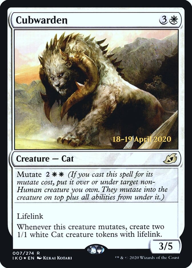 Cubwarden [Ikoria: Lair of Behemoths Prerelease Promos] MTG Single Magic: The Gathering  | Multizone: Comics And Games